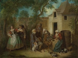 İnsanın Dört Çağı: Yaşlılık, yaklaşık 1735 by Nicolas Lancret