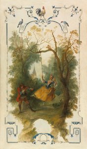 Salıncak, ç. 1723-1727. by Nicolas Lancret