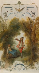 Üzüm Bağı, 1723-27 civarı (tuval üzerine yağlıboya) by Nicolas Lancret