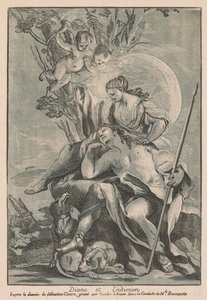 Diana ve Endymion. by Nicolas LeSueur