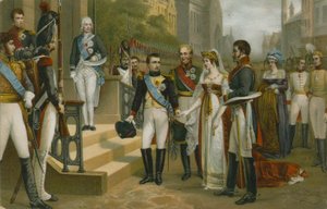 Napolyon, Prusya Kraliçesi Louise'i Tilsit'te kabul ediyor, 6 Temmuz 1807