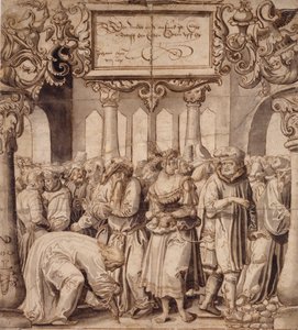 Zinada Alınan Kadın, 16. Yüzyılın Başları by Nicolas Manuel Deutsch