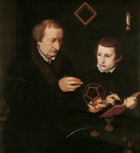 Johannes Neudörfer oğluyla birlikte