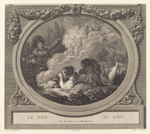 süt sürahisi by Nicolas Ponce after Jean Honoré Fragonard