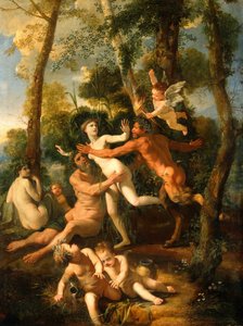 Pan ve Sirinks, 1637 by Nicolas Poussin