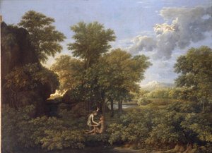Bahar veya Dünya Cenneti by Nicolas Poussin