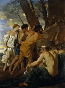 Arkadyalı Çobanlar (tuval üzerine yağlı boya) by Nicolas Poussin
