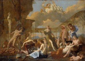 Flora İmparatorluğu by Nicolas Poussin