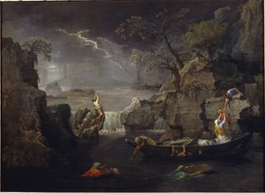 Kış veya sel by Nicolas Poussin