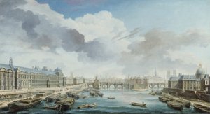 Louvre, Pont-Neuf ve Collège des Quatre-Nations, şimdiki Institut de France, Pont Royal