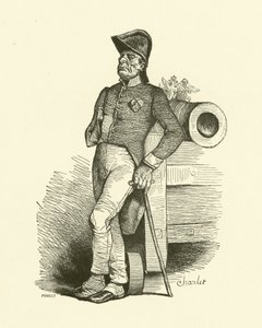Emekli (gravür) by Nicolas Toussaint (after) Charlet