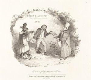 Albümlerin Yeni Yöntemlerle Üretilmesi (Litograf Albümlerinin Satışında Yeni Yöntemler) by Nicolas Toussaint Charlet