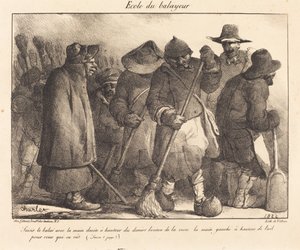 Süpürücü Okulu by Nicolas Toussaint Charlet