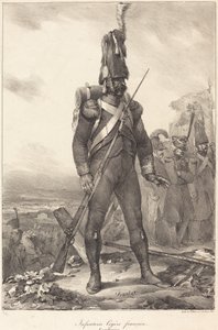 Fransız Hafif Piyade, Tüfekçi by Nicolas Toussaint Charlet