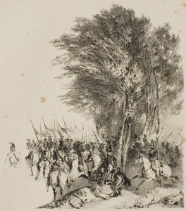 Mart ayında Lancerlar by Nicolas Toussaint Charlet