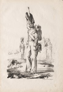 Askeri Kostümler: Piyade Sargent by Nicolas Toussaint Charlet