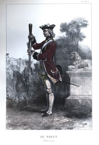 İsviçre Muhafızları Memuru by Nicolas Toussaint Charlet