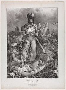 Fransız askeri by Nicolas Toussaint Charlet