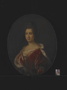 Bir Kadının Portresi (tuval üzerine yağlıboya) by Nicolas de Largillière