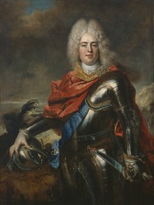 Saksonya Veliaht Prensi Frederick Augustus (1696-1763) by Nicolas de Largillière