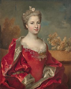 Montbazon 1704-1780, 1725-1730 Louise de Rohan Düşesi portresi.