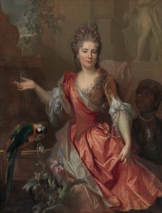 Bir Kadının Portresi, Muhtemelen Madam Claude Lambert de Thorigny..., 1696.