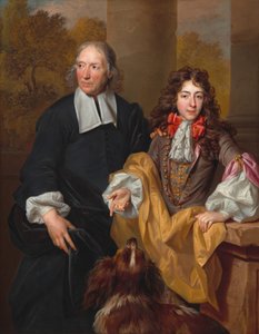 Bir Genç Adamın Portresi ve Öğretmeni, 1685. by Nicolas de Largillière