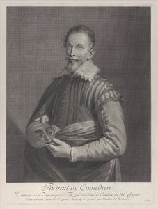 Bir Komedyenin Portresi: Maske tutan Francesco Andreini