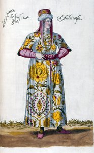 Türk Yahudi kadını (illüstrasyon)