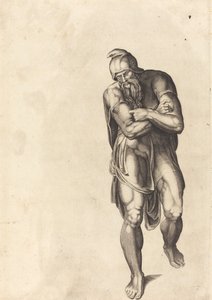 yürüyen adam by Nicolaus Beatrizet after Michelangelo