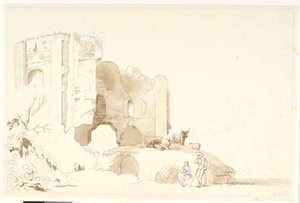 Diana Tapınağı, Baja Harabeleri by Niels Gundersen Lund