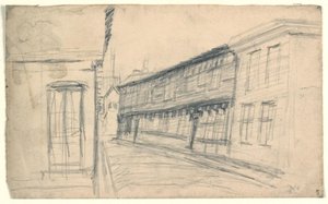 Bir cadde boyunca evler by Niels Larsen Stevns
