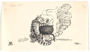 şişman kedi by Niels Skovgaard