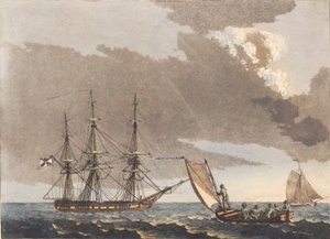 Bir Rus firkateyni demir attı by Niels Truslew