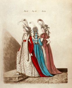 Öğleden sonra elbiseleri, 1795 by Niklaus von Heideloff