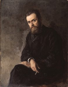 Yazarın portresi Gleb Uspensky 1843-1902, 1884 by Nikolai Aleksandrovich Yaroshenko
