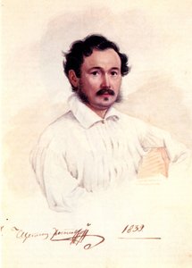Decembrist Dükü Dmitry Shchepin-Rostovsky'nin Portresi 1798-1858, 1839 by Nikolai Alexandrovich Bestuzhev
