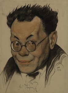 Yazarın portresi Alexei M. Remizov 1877-1957, 1923