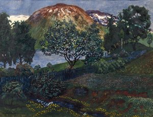 bahçede haziran gecesi by Nikolai Astrup