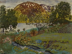 bahçede haziran gecesi by Nikolai Astrup