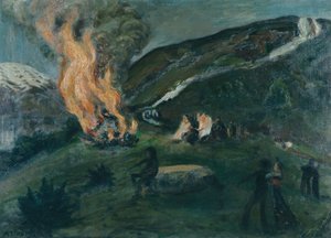 yaz ortası ateşi by Nikolai Astrup
