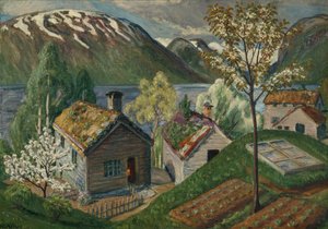 Mistbenken (Soğuk çerçeve) by Nikolai Astrup