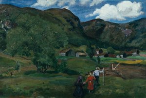 oynayan çocuklar by Nikolai Astrup