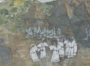 Çember Dansı, 1900