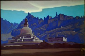 Grabbauten. Ladakh by Nikolai Konstantinowitsch Roerich