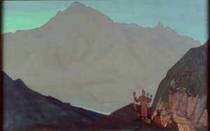 N.K.Roerich, Chenrezig, Batı Tibet by Nikolai Konstantinowitsch Roerich