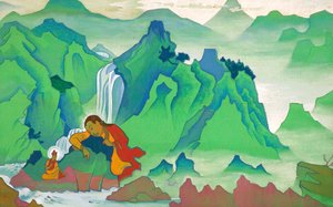 Padma Sampai, ೧೯೨೪. by Nikolai Konstantinowitsch Roerich