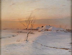 Kış Akşamı, 1895 by Nikolai Nikanorovich Dubovskoy