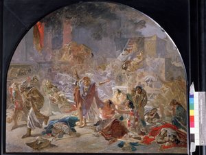 Kudüs Tapınağının Yıkılışı. Nikolai Nikolayevich Ge