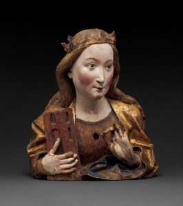 Aziz Barbara Kutsal Büstü, c.1465 by Nikolaus Gerhaert von Leyden